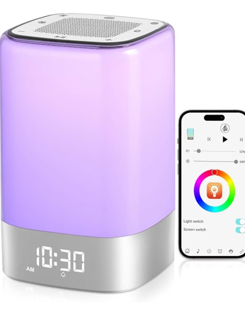 “ok-to-wake” light / light alarm and Bluetooth speaker